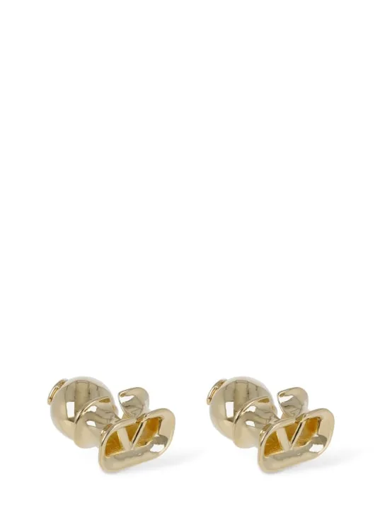 Valentino Garavani   V logo signature stud earrings 