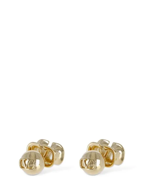 Valentino Garavani   V logo signature stud earrings 