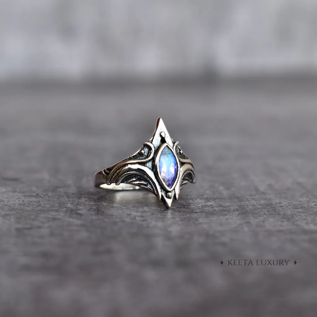 Viking Valor - Moonstone Ring