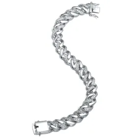 Vilette Sterling Silver Chunky Chain Limited Edition Bracelet