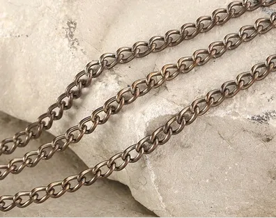 Vintaj Natural Brass- Curb Chain