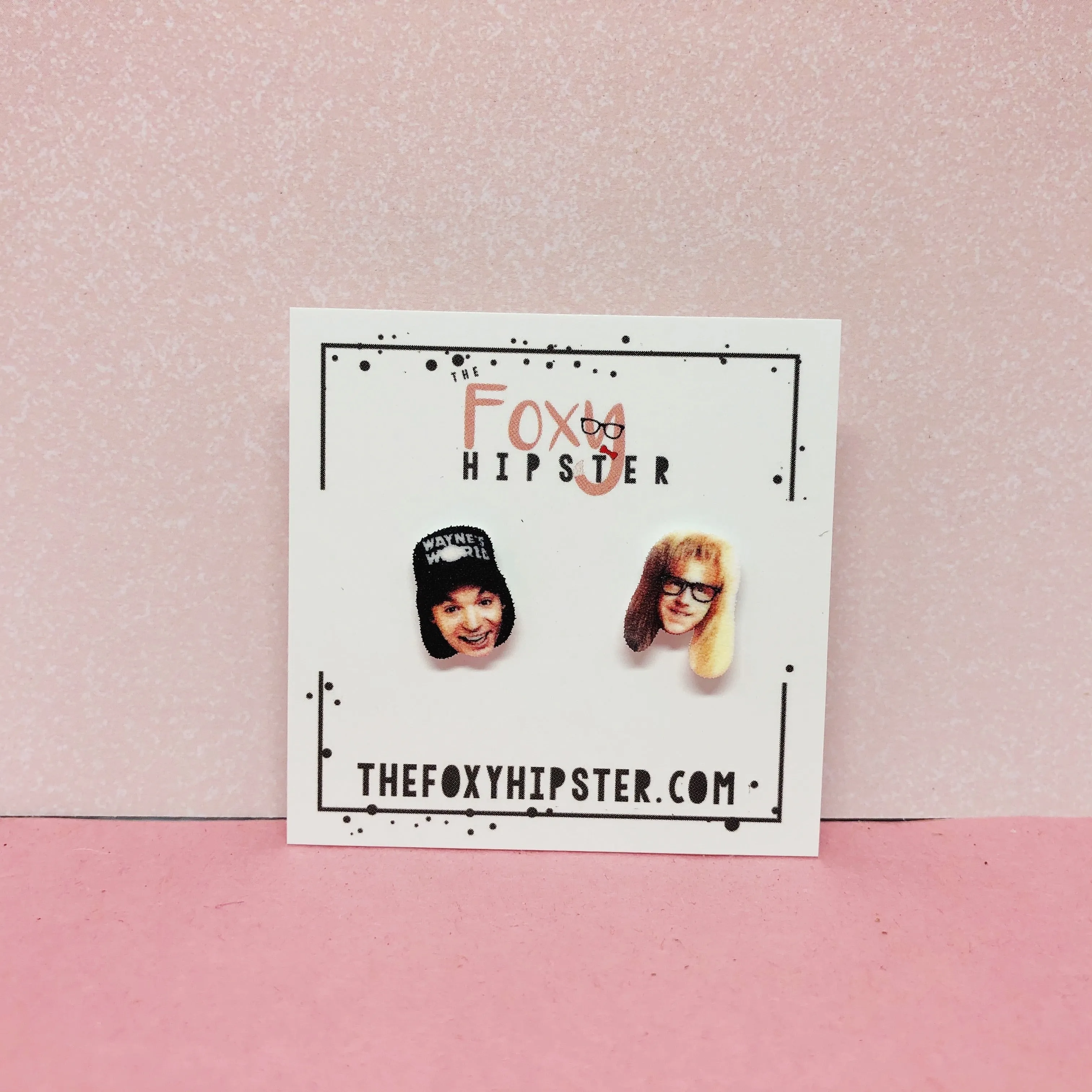 Waynes World Stud Earrings