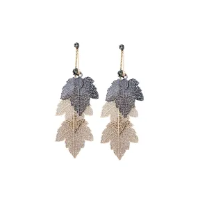 Winter Maple Gold Earrings