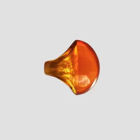 XL Amber Resin Ring