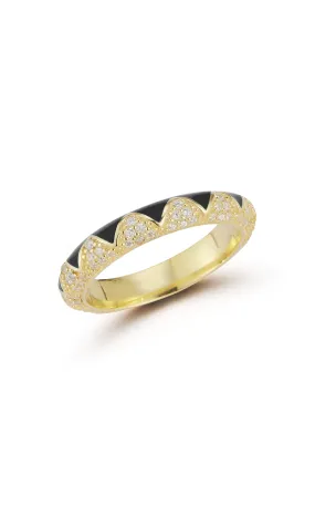 Zig Zag Band Ring